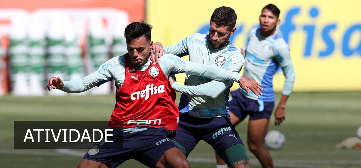 Palmeiras faz treino tático e técnico na véspera do jogo contra o