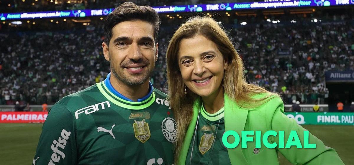 Leila Pereira confirma renovação de Abel Ferreira até 2025 PTD