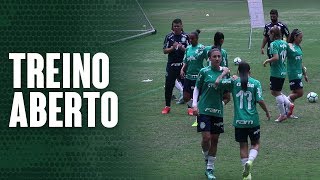 Veja como foi o treino aberto do time feminino no Allianz Parque