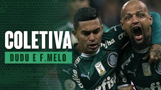 Veja como foi a coletiva de Felipe Melo e Dudu