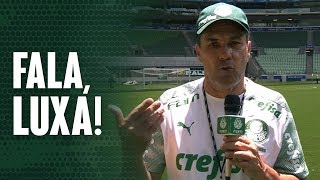 Viña, gramado, torcida… Luxa fala à TV Palmeiras