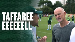 Taffarel visita a Academia e fala sobre Weverton