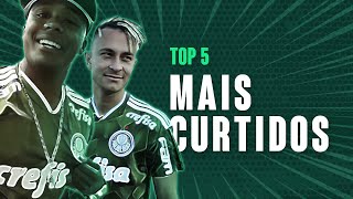 TV Palmeiras: Top5 vídeos mais curtidos