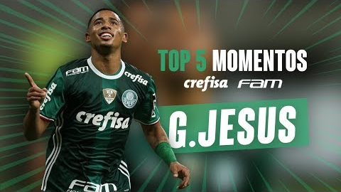 TV Palmeiras: Top5 gols de Gabriel Jesus