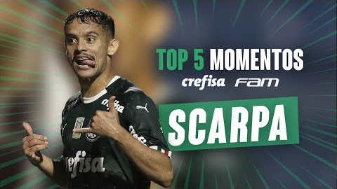 TV Palmeiras: Top5 gols de Gustavo Scarpa