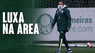 Verdão faz treino tático e Luxemburgo fala à TV Palmeiras