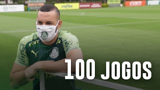 Weverton é homenageado por completar 100 jogos pelo Verdão