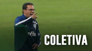 TV Palmeiras: coletiva do Luxa após a estreia no Brasileirão