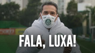 Ponte, rodízio, Felipe Melo, base, cobrança da torcida… Luxa fala à TV Palmeiras