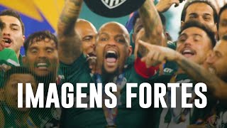 TV Palmeiras: a comemoração do elenco logo após o título