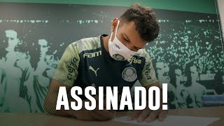 Veron completa 18 anos e assina com o Palmeiras até 2025