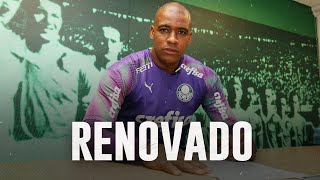 De contrato renovado, Jailson fala à TV Palmeiras