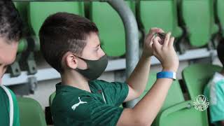 Alunos das escolas oficiais fazem tour no Allianz Parque; assista