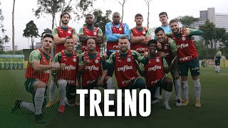Tecnologia coloca Abel no último treino do Verdão antes do clássico; assista