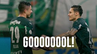 TV Palmeiras: o gol de Raphael Veiga contra o Grêmio