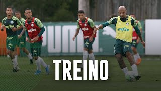 Veja como foi o último treino do Palmeiras antes do clássico