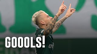 TV Palmeiras: os gols de Scarpa, Lucas Lima e Breno Lopes contra o Fortaleza