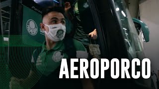 Veja como foi a viagem do Verdão a Curitiba