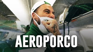 Veja como foi a viagem do Verdão a Porto Alegre
