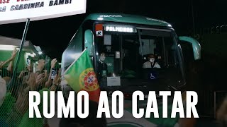 Rumo ao Catar! Palmeiras recebe apoio dos funcionários na saída da Academia