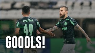 Assista aos gols de Lucas Lima e Gabriel Silva contra o Corinthians