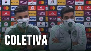 Coletiva de Abel Ferreira e Victor Luis após vitória sobre o Del Valle