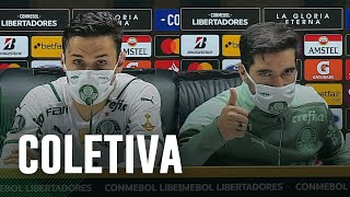 Coletiva de Abel Ferreira e Raphael Veiga após vitória no Equador