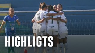 Palmeiras goleia o São José e segue invicto no Brasileiro feminino