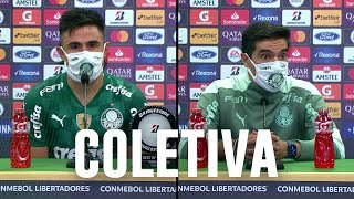Coletiva de Willian e Abel Ferreira após goleada no Universitario