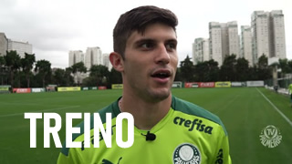 Verdão treina para o clássico e Kuscevic fala à TV Palmeiras