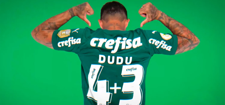 Quem usa a camisa 43 do Palmeiras?