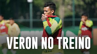 TV Palmeiras: Veron participa de coletivo e fica mais perto do retorno