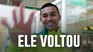 Veja como foi o primeiro dia de Dudu na volta ao Palmeiras