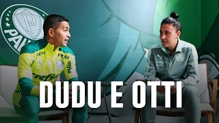 Ottilia, do time feminino, revela passado de torcedora e é surpreendida por Dudu, seu ídolo
