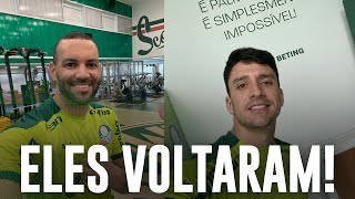 TV Palmeiras: Weverton e Piquerez se reapresentam