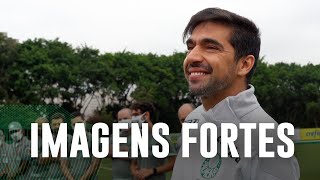 Funcionários fazem homenagem para Abel Ferreira, e técnico chora; assista