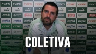 TV Palmeiras: coletiva do João Martins após empate com o Atlético-MG