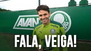 Verdão se reapresenta após vitória sobre o Grêmio, e Raphael Veiga fala com a TV Palmeiras