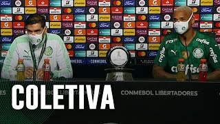 TV Palmeiras: coletiva de Abel Ferreira e Deyverson após o título