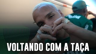 Tri da América: festa no avião e reencontro com a torcida