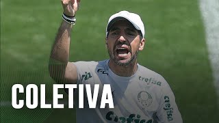 TV Palmeiras: coletiva do Abel após vitória sobre o Santos