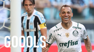 Assista aos gols de Raphael Veiga e Breno Lopes contra o Grêmio