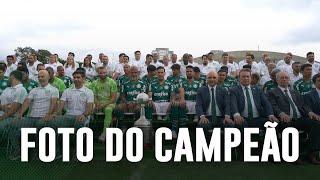 TV Palmeiras: os bastidores da foto oficial do Tri