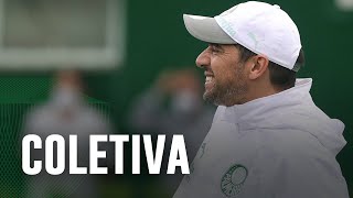 TV Palmeiras: coletiva do Abel após vitória sobre o Novorizontino