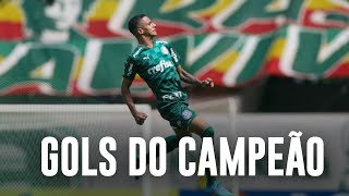Assista aos gols de Endrick, Giovani e Gabriel Silva contra o Santos