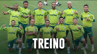 Palmeirenses mostram boa pontaria em treino de finalização; assista