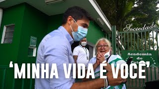 TV Palmeiras: veja como foi o encontro de Dona Jane com Abel Ferreira