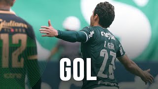Assista ao gol de Raphael Veiga contra o Santo André