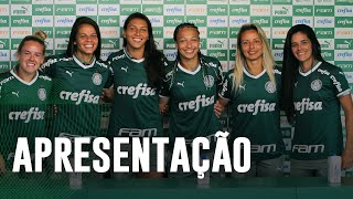 Palmeiras apresenta reforços para o time feminino