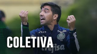 TV Palmeiras: coletiva do Abel após vitória sobre o Água Santa